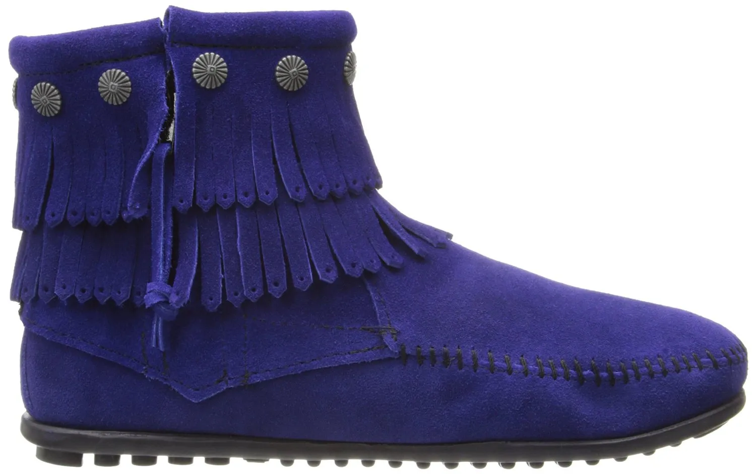 Minnetonka Women's Double-Fringe Side-Zip Boot