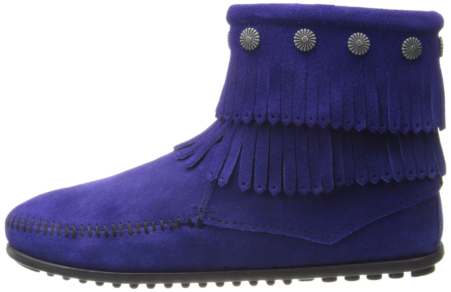 Minnetonka Women's Double-Fringe Side-Zip Boot