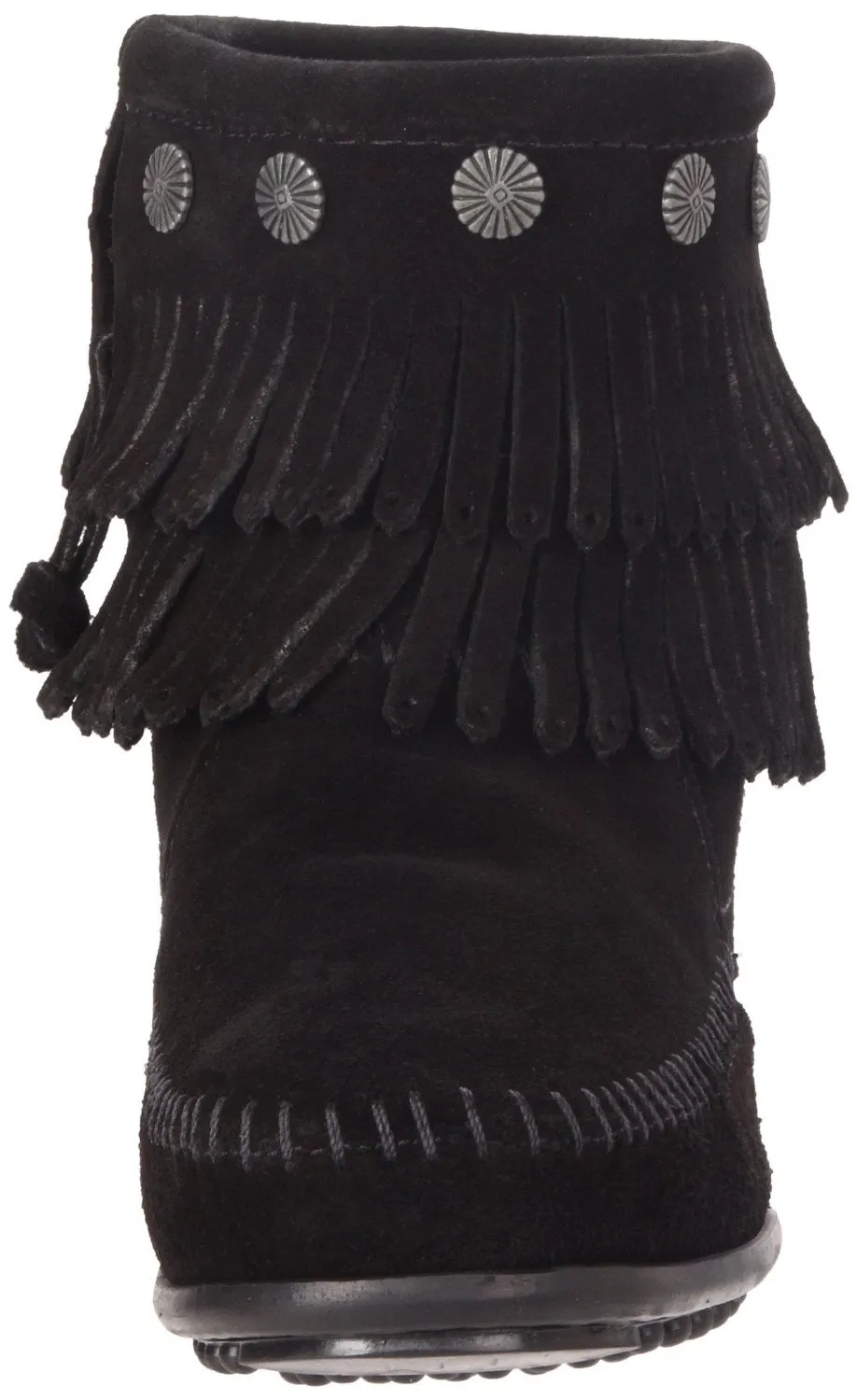 Minnetonka Women's Double-Fringe Side-Zip Boot