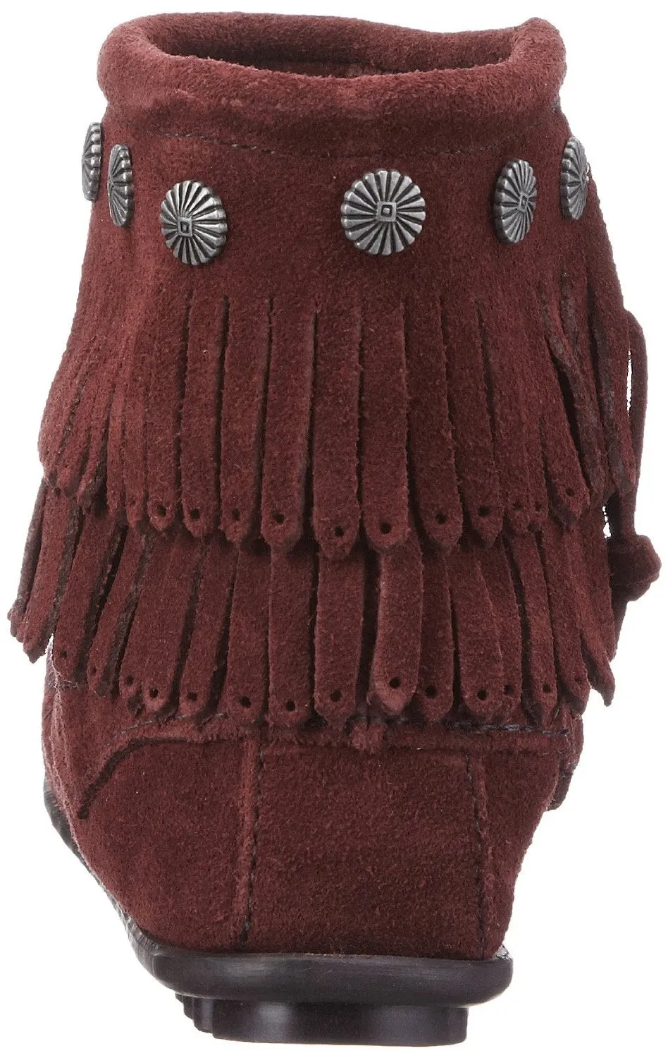 Minnetonka Women's Double-Fringe Side-Zip Boot