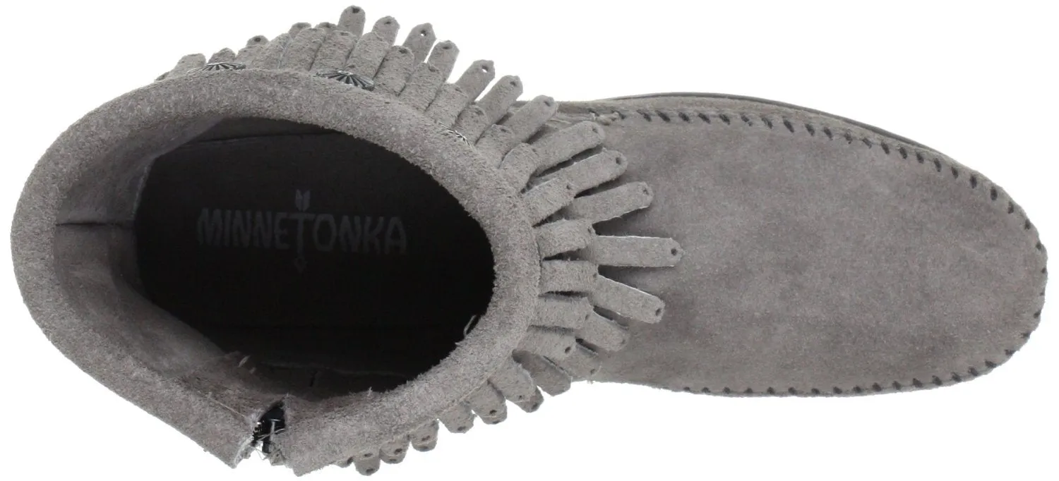 Minnetonka Women's Double-Fringe Side-Zip Boot