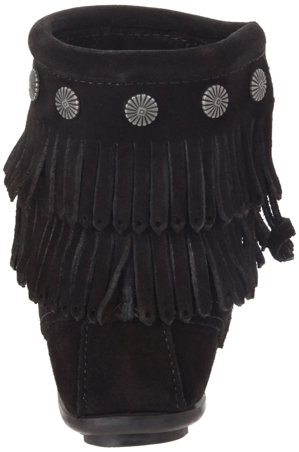 Minnetonka Women's Double-Fringe Side-Zip Boot