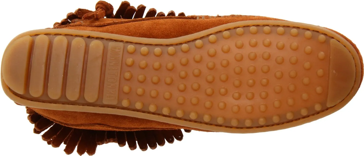 Minnetonka Women's Double-Fringe Side-Zip Boot