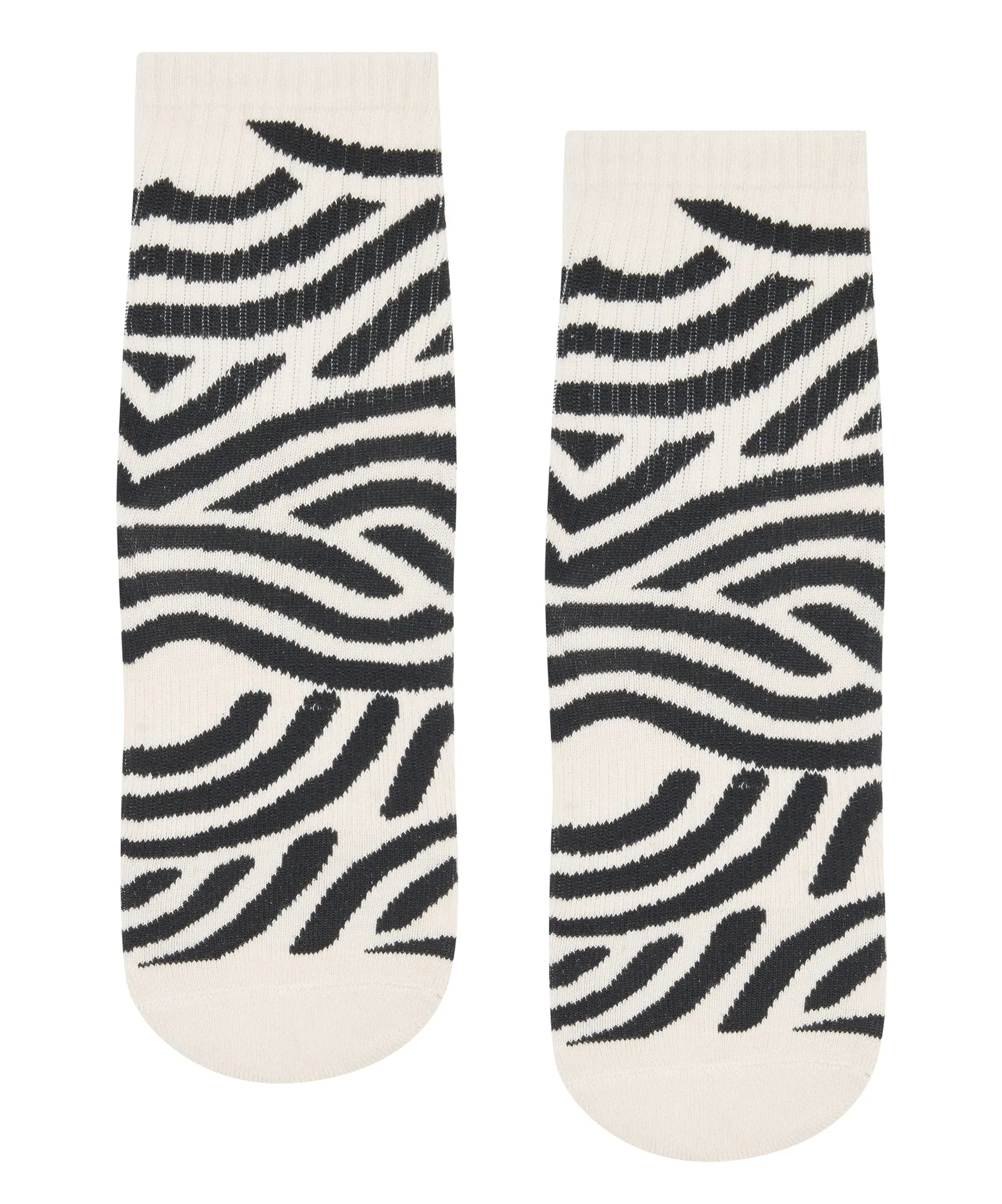 MoveActive - Crew Non Slip Grip Socks - Monochrome Swirl