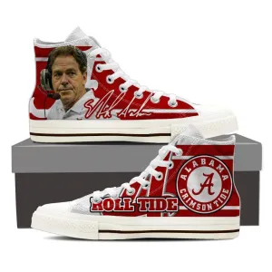 nick saban mens high top sneakers high top