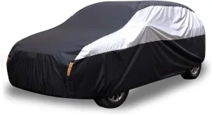 Outdoor Car Cover Compatible with Daewoo Nexia Saloon 1995-1997 Waterproof All Weather Breathable Large Car Cover,with Zipper,Custom Full Car Covers,Suitable for All Seasons(06)
