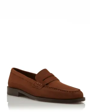 Perry Suede Loafer in Dark Brown