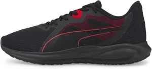 Puma Men's Twitch Runner Sneaker, Black-High Risk Red, 8.5