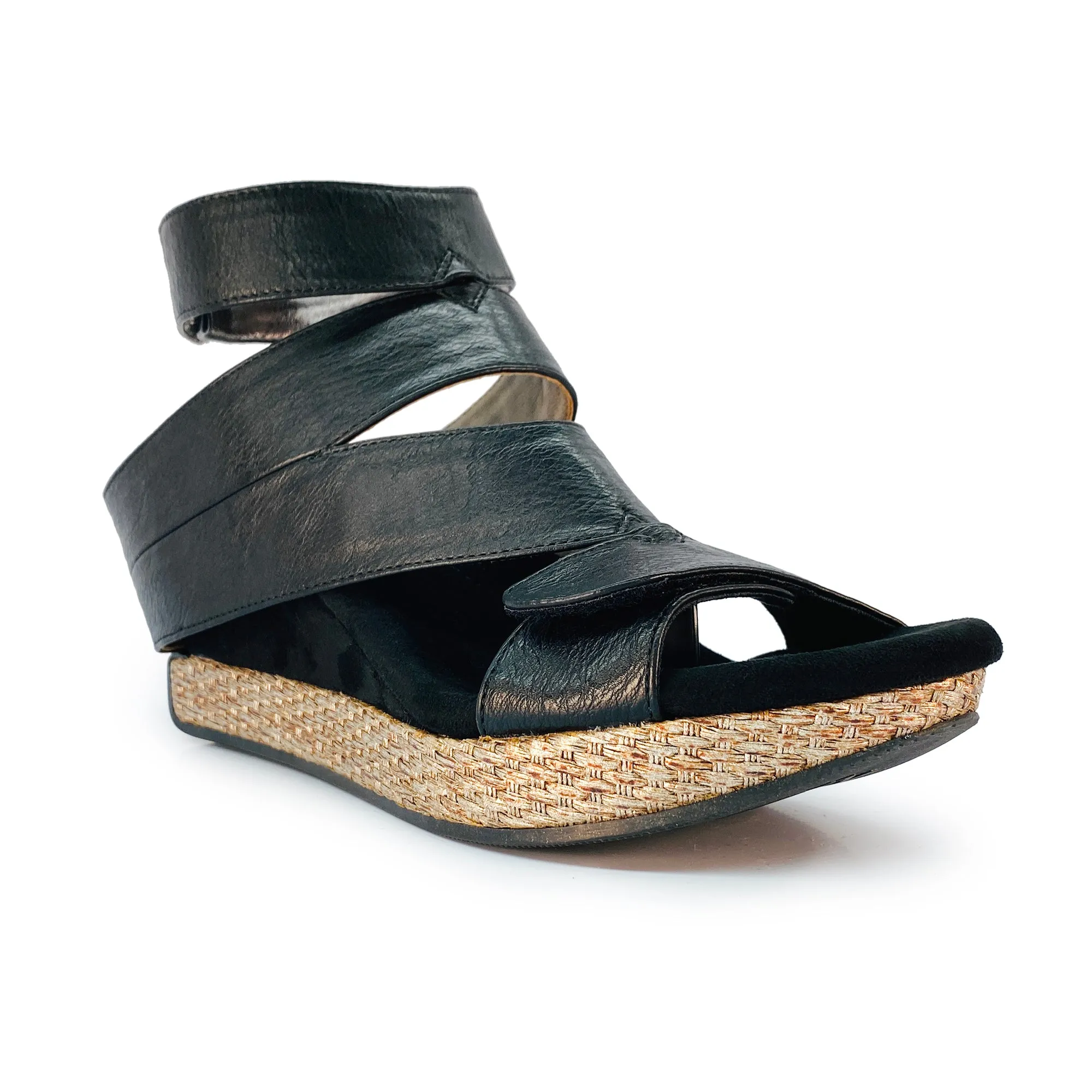 "As is" Olivia 2 - Taupe flips to Black - 4 Way Sandal