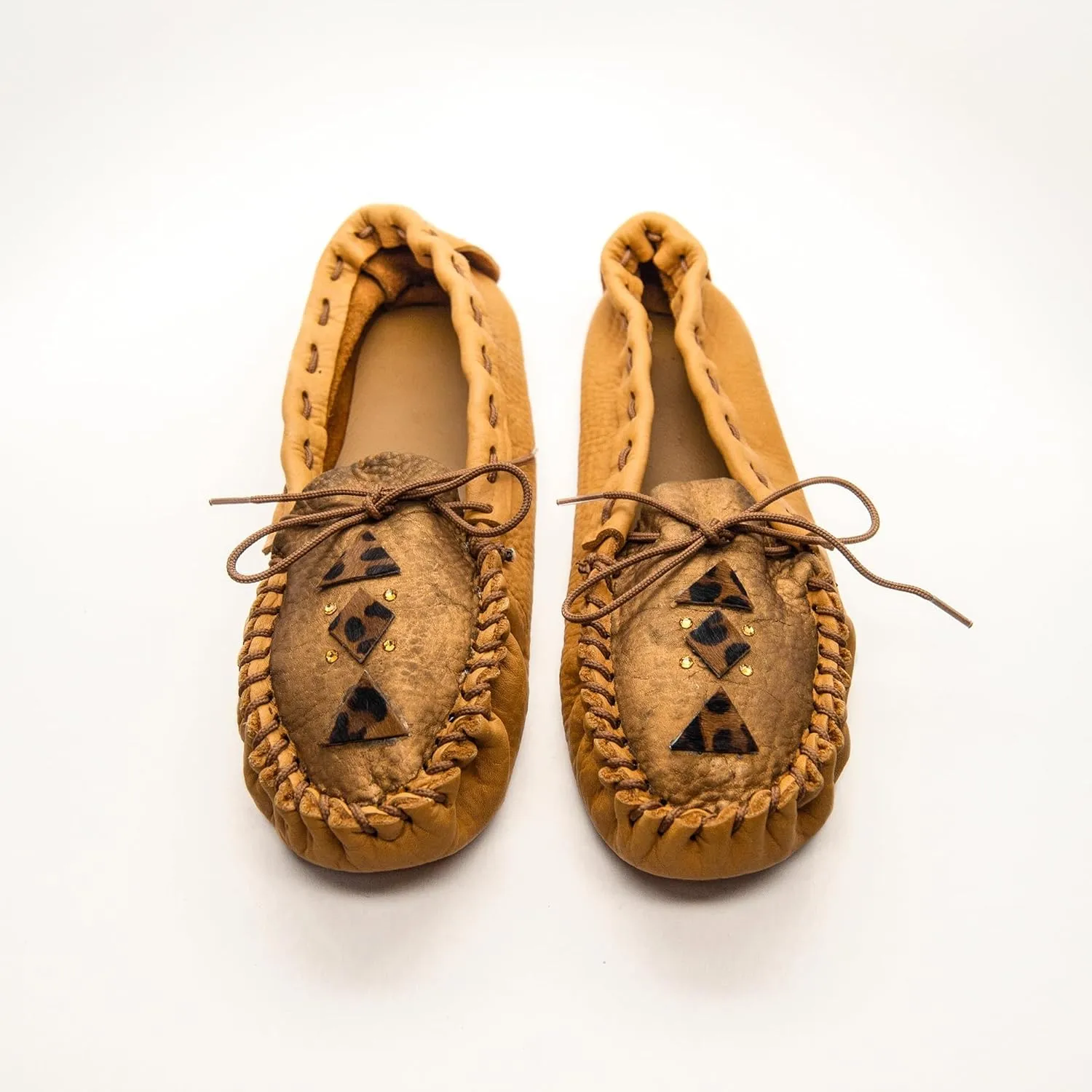 Realeather Crafts C4604-02 Leather Moccasin Kit, Gold