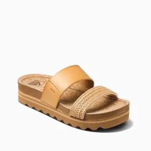 Reef Women Cushion Vista Hi Slide - Natural Braid