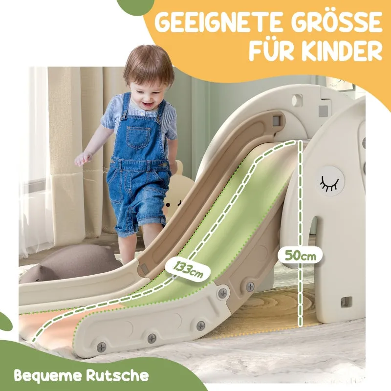 Rootz Kids Slide - Indoor Playground - Toddlers Slide - 3-in-1 - Elephant Shape - Non-Slip Steps - HDPE Panels - 163 x 57 x 75cm