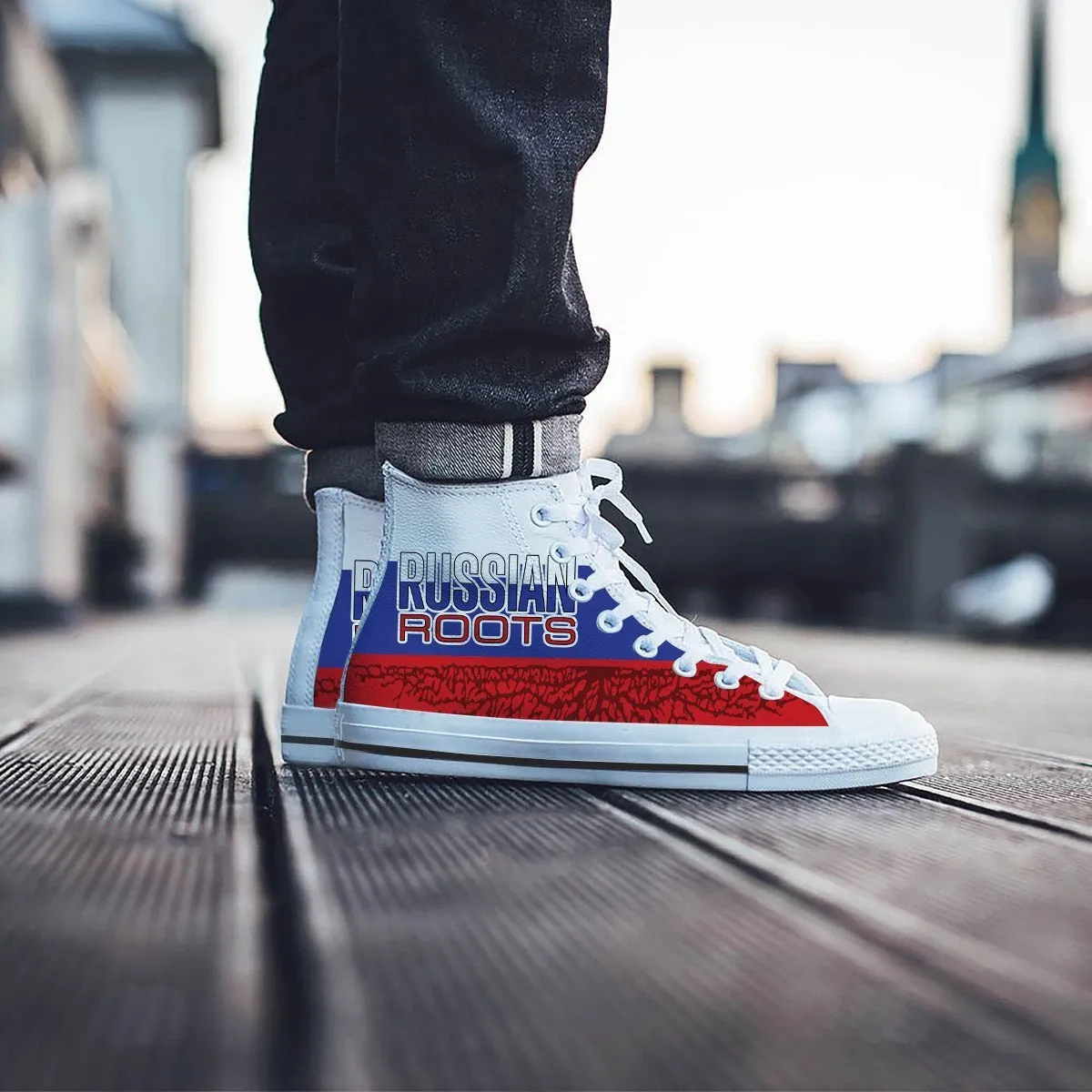 russian roots mens high top sneakers high top