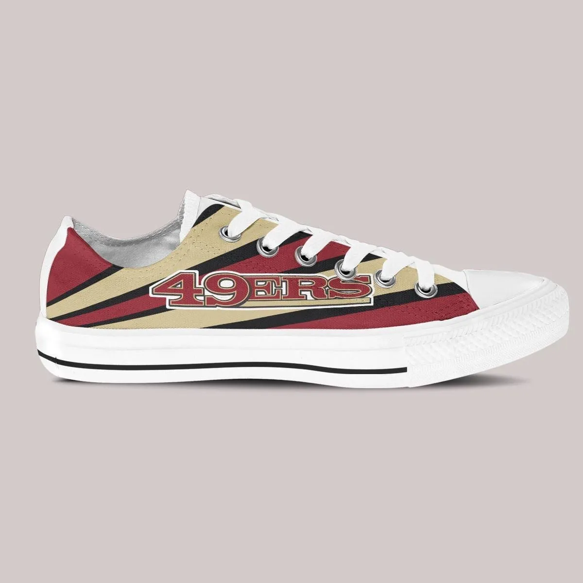 san francisco 49ers ladies low cut sneakers