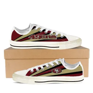 san francisco 49ers ladies low cut sneakers