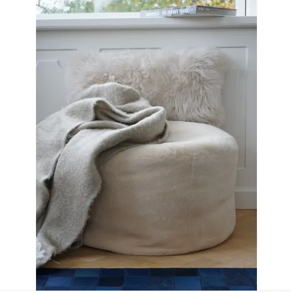 Sheepskin Pouf