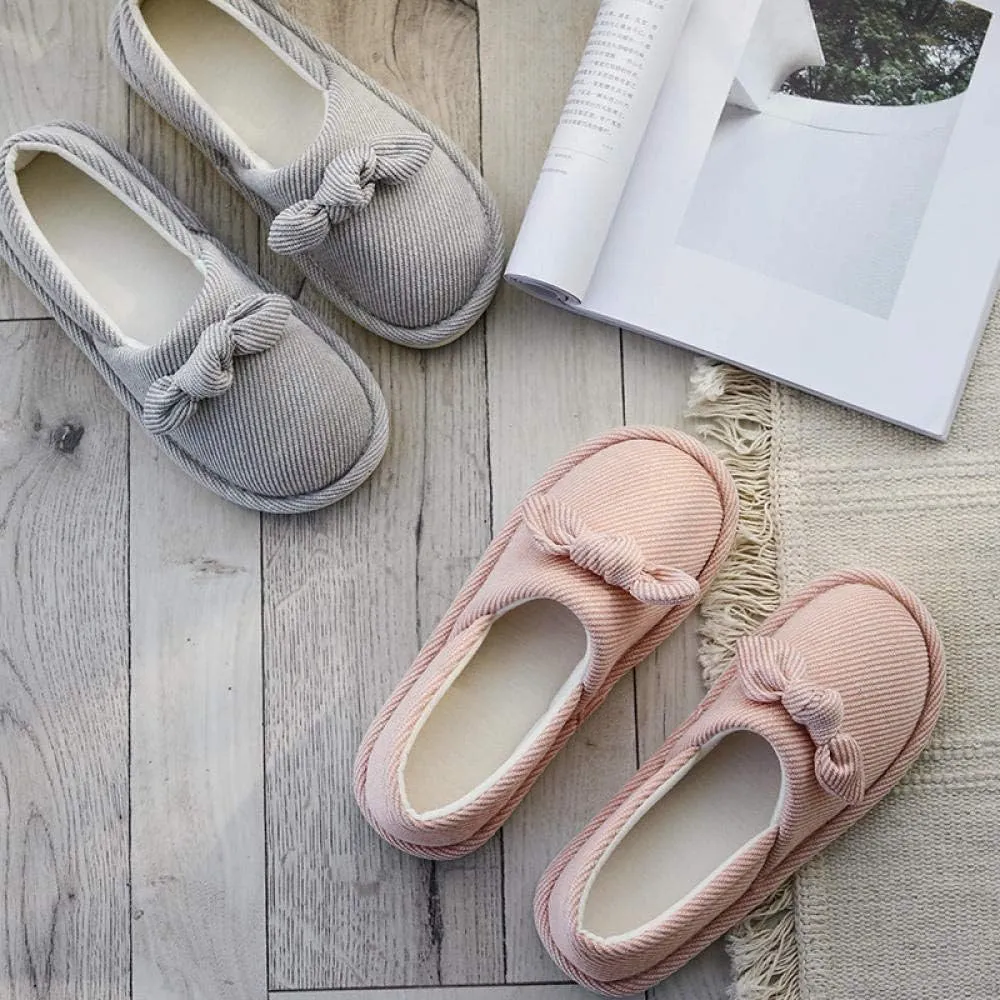 Slippers Wool-Like,Covered Heel Postpartum Confinement Shoes, Non-Slip Soft Sole Maternity Slippers-Pink_42-43,Plush Fleece Slippers
