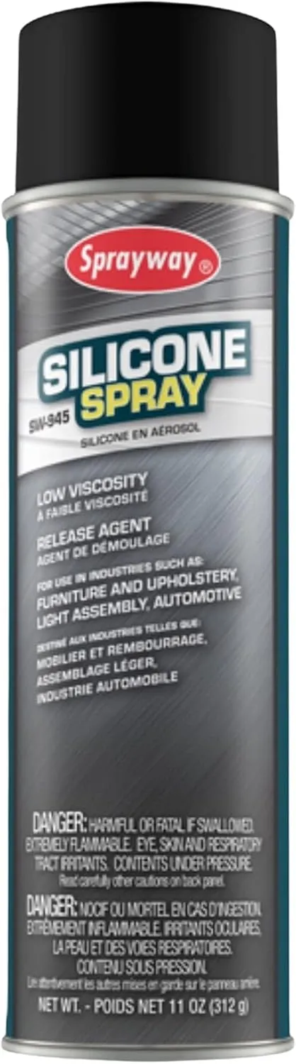 Sprayway SW945 Silicone Spray, 11 oz