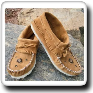 Suede Moccasin with Crepe sole, Hazelnut #2126007L
