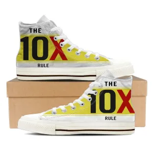 the 10x rule ladies high top sneakers