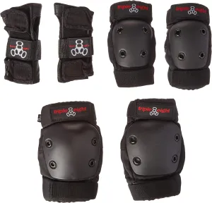 Triple Eight JR Derby Pad Set with Wristguards/Elbow/Knee, Junior Triple Eight JR Derby Pad Set with Wristguards/Elbow/Knee, Junior