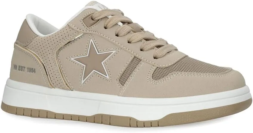 Vintage Havnaa Women's Fresh Sneaker, Beige, 7