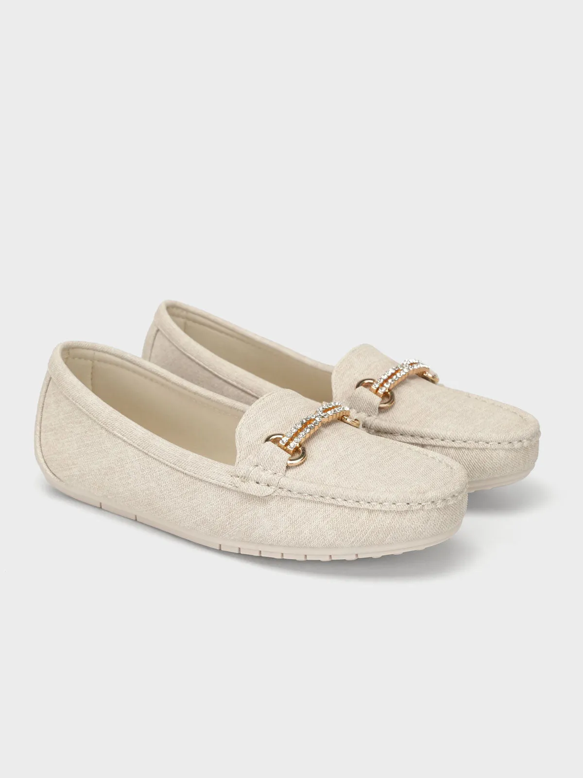 Womens "NARWAT" Flat Casual Moccasins