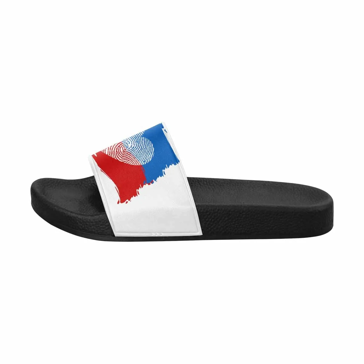 Womens Slide Sandals - Stars and Stripes Usa Flag Print by inQue.Style