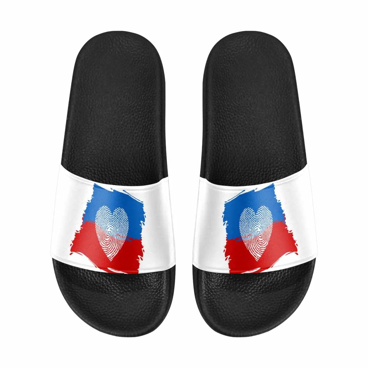 Womens Slide Sandals - Stars and Stripes Usa Flag Print by inQue.Style